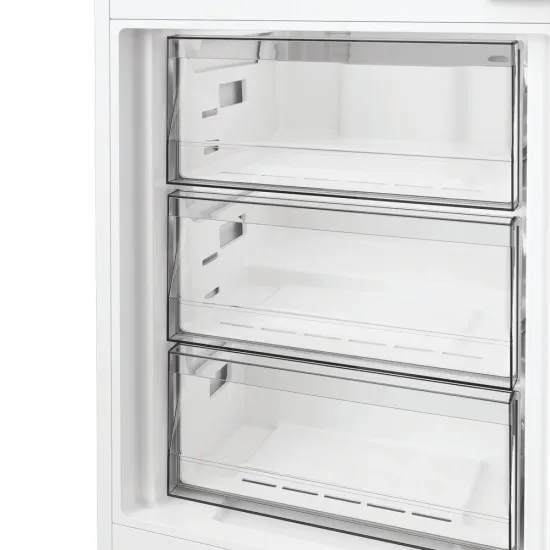 Whirlpool WHK2 5322 B4E Total No Frost beépíthető alulfagyasztós kombinált hűtőszekrény, 224/76L, Zen Inverter Kompresszor, 54x55x193.5 cm, cink fém szín 