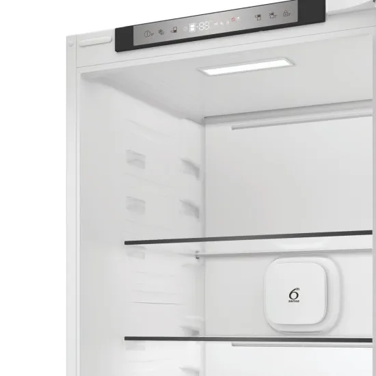 Whirlpool WHK2 5322 B4E Total No Frost beépíthető alulfagyasztós kombinált hűtőszekrény, 224/76L, Zen Inverter Kompresszor, 54x55x193.5 cm, cink fém szín 