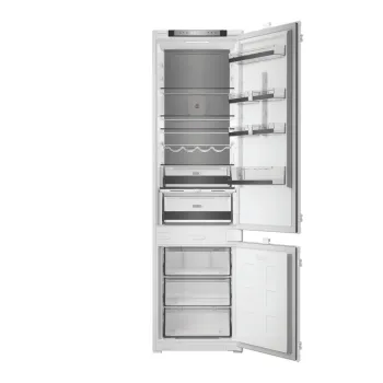 Whirlpool WHK2 5323 B5E1 Total No Frost beépíthető alulfagyasztós kombinált hűtőszekrény, 224/76L, Zen Inverter Kompresszor, 54x55x193.5 cm, cink fém szín 