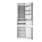 Whirlpool WHK2 5323 B5E1 Total No Frost beépíthető alulfagyasztós kombinált hűtőszekrény, 224/76L, Zen Inverter Kompresszor, 54x55x193.5 cm, cink fém szín 