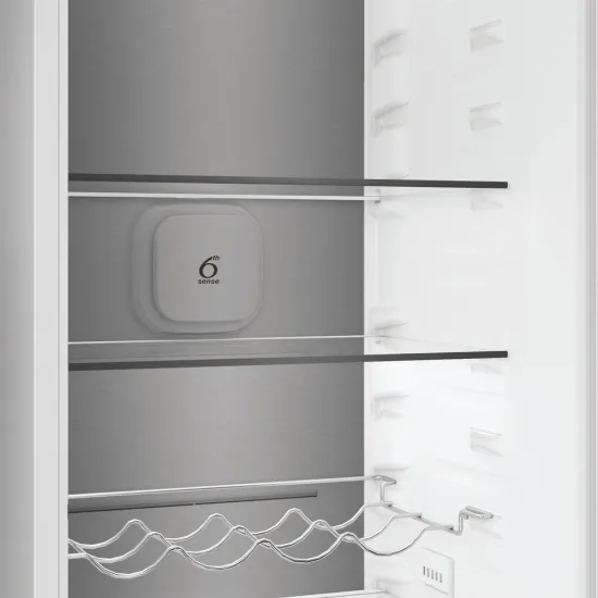 Whirlpool WHK2 5323 B5E1 Total No Frost beépíthető alulfagyasztós kombinált hűtőszekrény, 224/76L, Zen Inverter Kompresszor, 54x55x193.5 cm, cink fém szín 