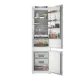 Whirlpool WHK2 5323 B5E1 Total No Frost beépíthető alulfagyasztós kombinált hűtőszekrény, 224/76L, Zen Inverter Kompresszor, 54x55x193.5 cm, cink fém szín 