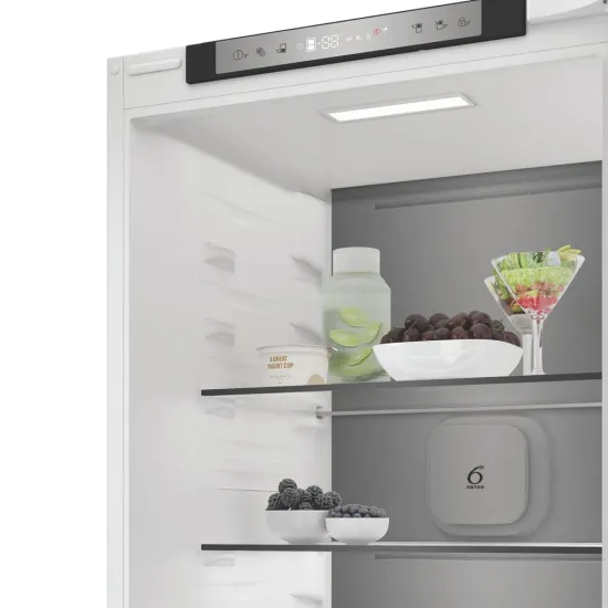 Whirlpool WHK2 5323 B5E1 Total No Frost beépíthető alulfagyasztós kombinált hűtőszekrény, 224/76L, Zen Inverter Kompresszor, 54x55x193.5 cm, cink fém szín 