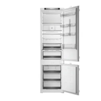 Whirlpool WHK2 5324 B6E Total No Frost beépíthető alulfagyasztós kombinált hűtőszekrény, 224/76L, Zen Inverter Kompresszor, 54x55x193.5 cm