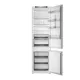 Whirlpool WHK2 5324 B6E Total No Frost beépíthető alulfagyasztós kombinált hűtőszekrény, 224/76L, Zen Inverter Kompresszor, 54x55x193.5 cm