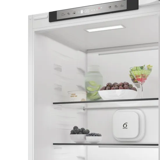 Whirlpool WHK2 5324 B6E Total No Frost beépíthető alulfagyasztós kombinált hűtőszekrény, 224/76L, Zen Inverter Kompresszor, 54x55x193.5 cm