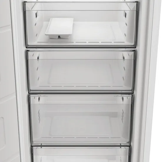 Whirlpool WHMFF 6312 XP4 fagyasztószekrény, 286L, 59.7x70.9x186.5 cm, ezüst szín 