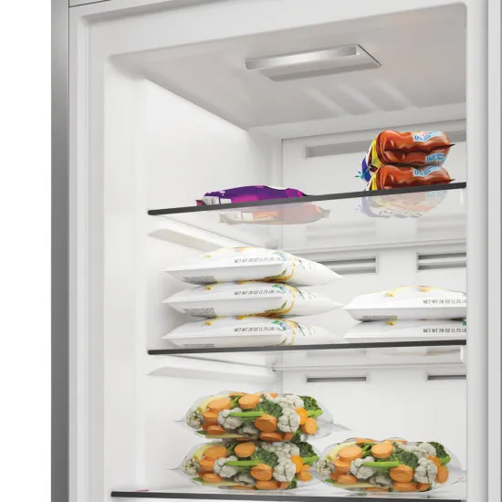 Whirlpool WHMFF 6312 XP4 fagyasztószekrény, 286L, 59.7x70.9x186.5 cm, ezüst szín 