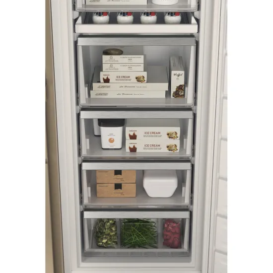 Whirlpool WHSD18F013D1 No Frost beépíthető fagyasztószekrény, 209L, 54x54.5x177.1 cm