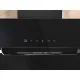 Whirlpool WHVS 61F LT DP K beépíthető falra szerelhető döntött kürtös konyhai elszívó, 59.8x37.1x147.5 cm, fekete szín