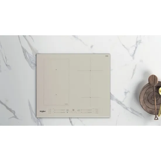 Whirlpool WL S2760 BF/S beépíthető indukciós kerámialap, 59x51x5.4 cm, fehér szín 