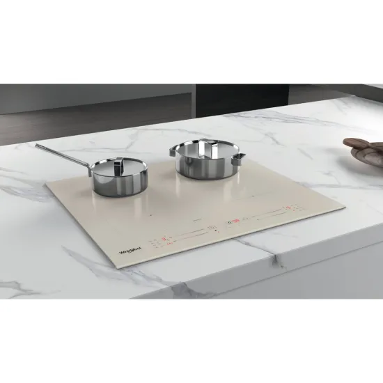 Whirlpool WL S2760 BF/S beépíthető indukciós kerámialap, 59x51x5.4 cm, fehér szín 
