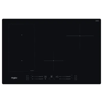 Whirlpool WL S3777 NE beépíthető indukciós kerámialap, 77x51x5.4 cm, fekete szín 