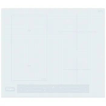 Whirlpool WL S5360 BF/W beépíthető indukciós kerámialap, 59x51x5.4 cm, fehér szín 