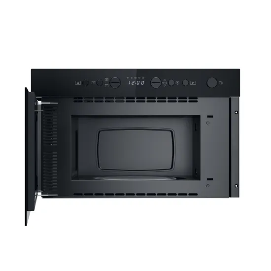 Whirlpool WMN14BB beépíthető mikrohullámú sütő, 22L, 700W, 59.5x32x38.2 cm, fekete szín 