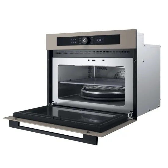 Whirlpool WMW57DHME beépíthető mikrohullámú sütő ,40L, 900W, 59.5x56x45.5 cm, urban beige szín 
