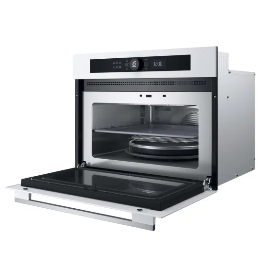 Whirlpool WMW57DHMW beépíthető mikrohullámú sütő, 40L, 900W, 59.5x56x45.5 cm, fehér szín 