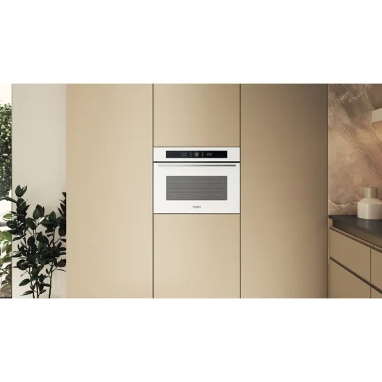 Whirlpool WMW57DHMW beépíthető mikrohullámú sütő, 40L, 900W, 59.5x56x45.5 cm, fehér szín 