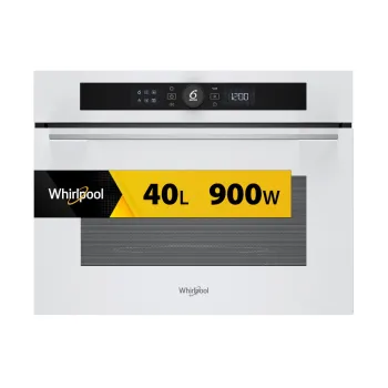 Whirlpool WMW57DHMW beépíthető mikrohullámú sütő, 40L, 900W, 59.5x56x45.5 cm, fehér szín 