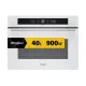Whirlpool WMW57DHMW beépíthető mikrohullámú sütő, 40L, 900W, 59.5x56x45.5 cm, fehér szín 