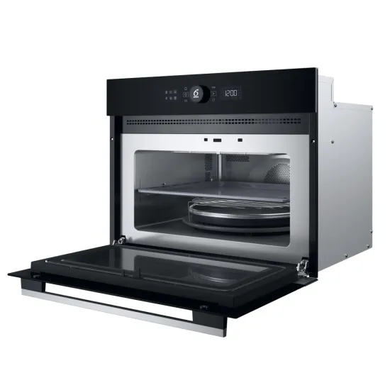 Whirlpool WMW57DHMX beépíthető mikrohullámú sütő, 40L, 900W, 59.5x56x45.5 cm, inox szín
