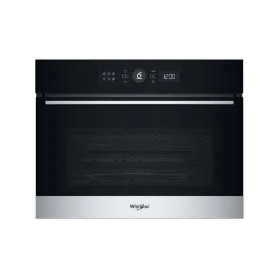 Whirlpool WMW57DHMX beépíthető mikrohullámú sütő, 40L, 900W, 59.5x56x45.5 cm, inox szín