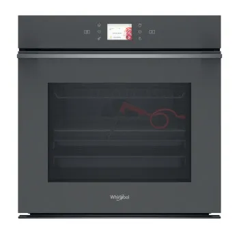 Whirlpool WOI118FPT2SSMA beépíthető sütő, 73L, 59.5x56.4x59.7 cm, 6. Érzék technológia előre beállított receptek, pirolitikus és hidrolitikus tisztítás, csillagpor szürke matt szín 