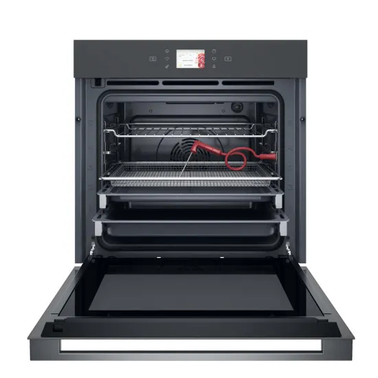 Whirlpool WOI118FPT2SSMA beépíthető sütő, 73L, 59.5x56.4x59.7 cm, 6. Érzék technológia előre beállított receptek, pirolitikus és hidrolitikus tisztítás, csillagpor szürke matt szín 