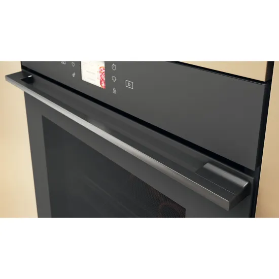 Whirlpool WOI118FPT2SSMA beépíthető sütő, 73L, 59.5x56.4x59.7 cm, 6. Érzék technológia előre beállított receptek, pirolitikus és hidrolitikus tisztítás, csillagpor szürke matt szín 