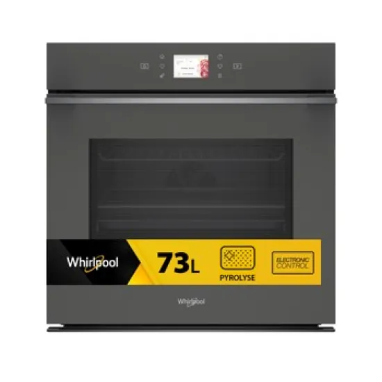 Whirlpool WOI118PT2SSMA beépíthető sütő, 73L, 6. Érzék technológia előre beállított receptek, pirolitikus és hidrolitikus tisztítás, 59.5x56.4x59.7 cm, csillagpor szürke matt szín 
