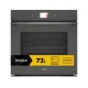 Whirlpool WOI118PT2SSMA beépíthető sütő, 73L, 6. Érzék technológia előre beállított receptek, pirolitikus és hidrolitikus tisztítás, 59.5x56.4x59.7 cm, csillagpor szürke matt szín 