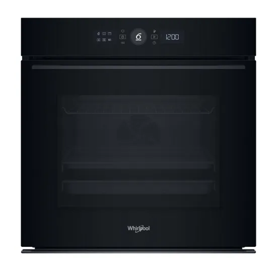 Whirlpool WOI5S8HM2SBA beépíthető sütő, 73L, 6. Érzék technológia előre beállított receptek, 59.5x56.4x59.7 cm, fekete szín 