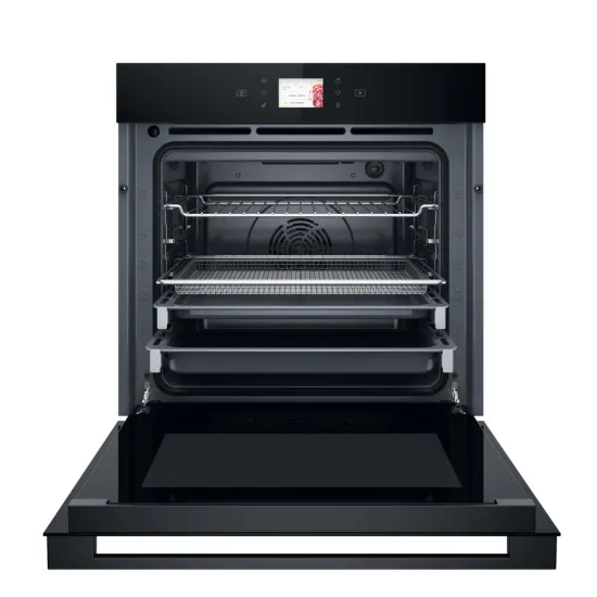 Whirlpool WOI98HT2SBA beépíthető sütő, 73L, 6. Érzék technológia előre beállított receptek, 59.5x56.4x59.7 cm, fekete szín 