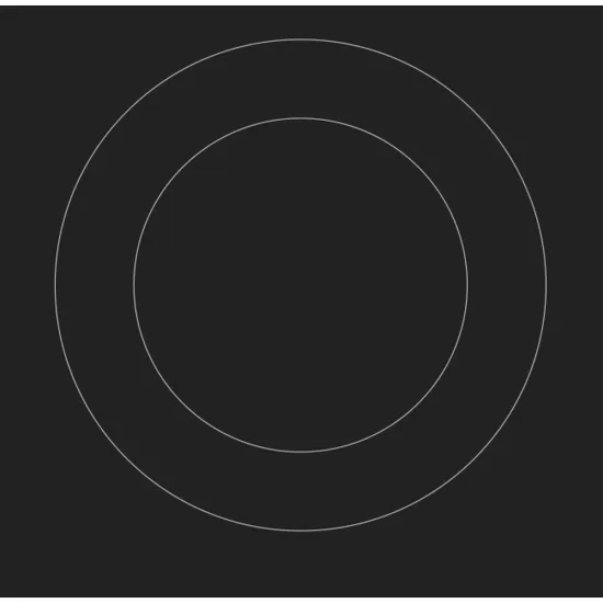 Whirlpool WRD 6030 B beépíthető dominó 2 főzőzónás kerámialap, 30x52x4.7 cm, fekete szín