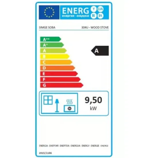 Warnex Hunor 304-U öntvény fekete sparhelt jobbos,9kW,öntöttvas tűztér és fedlap 