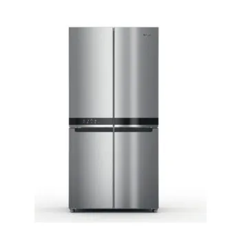 Whirlpool WQ9 U3L EF Total No Frost side by side hűtőszekrény, 388/206L, inverter kompresszor, 90.9x69.8x187.4 cm, inox 