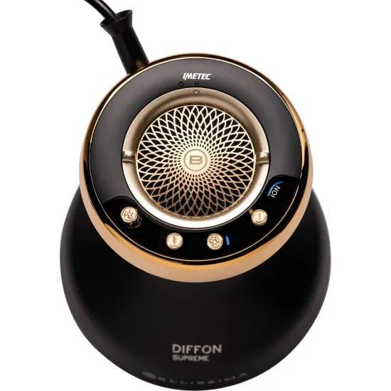 Imetec Bellissima Diffon 11824 Supreme, forró levegős diffúzor hajformázó göndör hajhoz, XL diffúzor 12 ujjal, kerámia és argán olajtechnológia, 2 sebesség, 3 hőmérséklet, finom szárítás