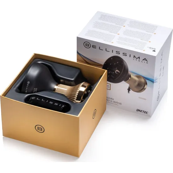 Imetec Bellissima Diffon 11824 Supreme, forró levegős diffúzor hajformázó göndör hajhoz, XL diffúzor 12 ujjal, kerámia és argán olajtechnológia, 2 sebesség, 3 hőmérséklet, finom szárítás