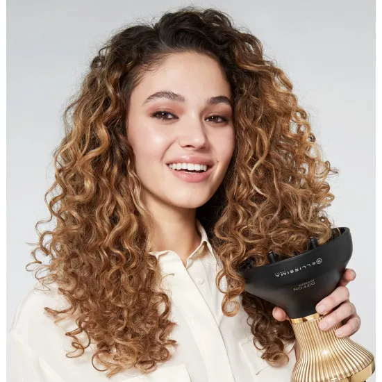 Imetec Bellissima Diffon 11824 Supreme, forró levegős diffúzor hajformázó göndör hajhoz, XL diffúzor 12 ujjal, kerámia és argán olajtechnológia, 2 sebesség, 3 hőmérséklet, finom szárítás