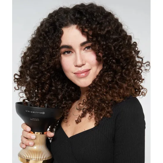 Imetec Bellissima Diffon 11824 Supreme, forró levegős diffúzor hajformázó göndör hajhoz, XL diffúzor 12 ujjal, kerámia és argán olajtechnológia, 2 sebesség, 3 hőmérséklet, finom szárítás