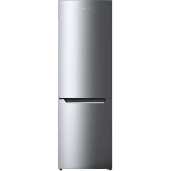 Tesla RC3200FHXE Total No Frost alulfagyasztós kombinált hűtőszekrény, 210/83L, 60x60x185 cm, inox