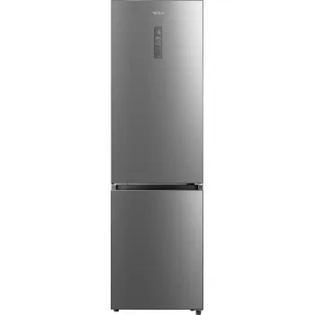 Tesla RC3800FMX Total No Frost alulfagyasztós kombinált hűtőszekrény,inverteres kompreszor,inox,256/122L, 59.5x66x201 cm 