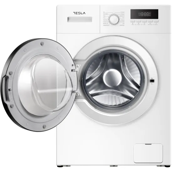 Tesla WF71230T elöltöltős mosógép, 7kg, inverteres motor, 59.5x47x85 cm 