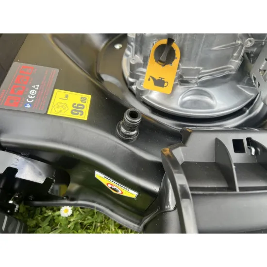 AGM 4624R önjáró benzinmotoros fűnyíró,fűgyűjtés,oldal kidobás,mulcsozás, 46cm, 2.5kw