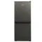 MPM MPM-108-KB-45 alulfagyasztós kombinált hűtőszekrény, sötét inox 72/36L,48x49x114cm 