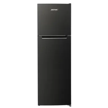 MPM MPM-247-CF-30 Total No Frost felülfagyasztós kombinált hűtőszekrény, 195/52L,,167x54,5x56 cm, fekete szín