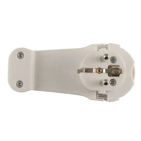 Home NV FP 2 extra lapos földelt csatlakozó dugó NVFP2