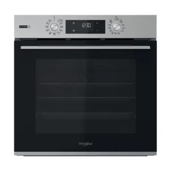 Whirlpool OMSK58HU1SX beépíthető hidrolitikus sütő, Cook 3 funkció, 71L, 59.5x55.1x59.5 cm, inox szín