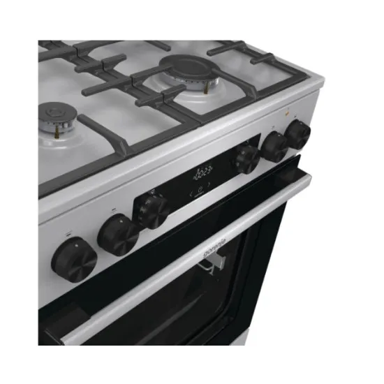 Gorenje GKS6C71XF kombinált tűzhely, 71L, fém dísztető, 60x60x85 cm, inox 