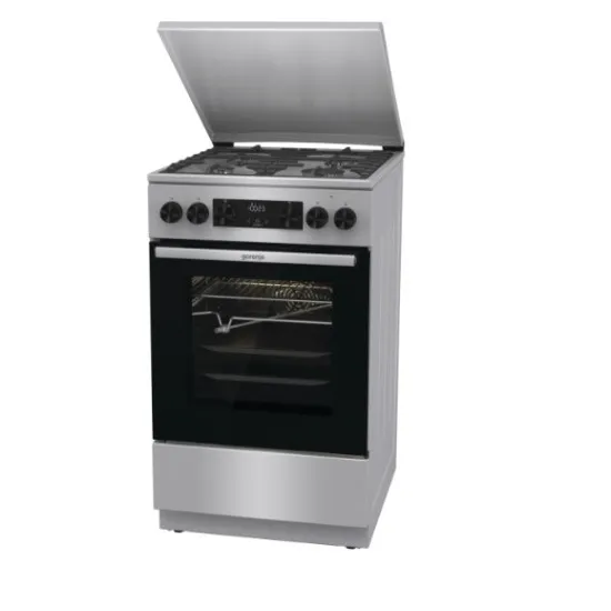 Gorenje GKS5C71XF kombinált tűzhely, 70L, fém dísztető, 50x59.4x85 cm, inox 